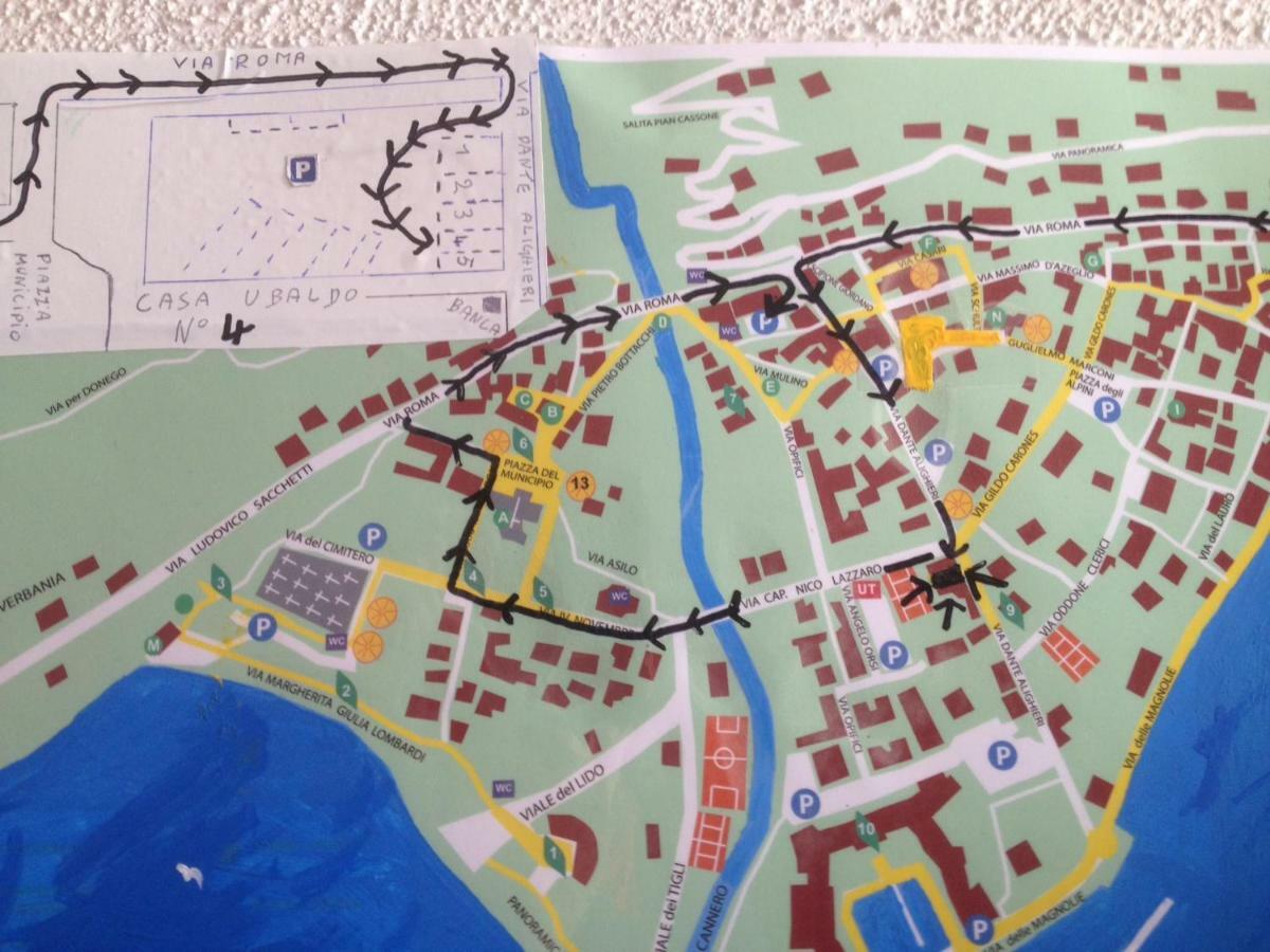 Casa Ubaldo Lägenhet Cannero Riviera Exteriör bild
